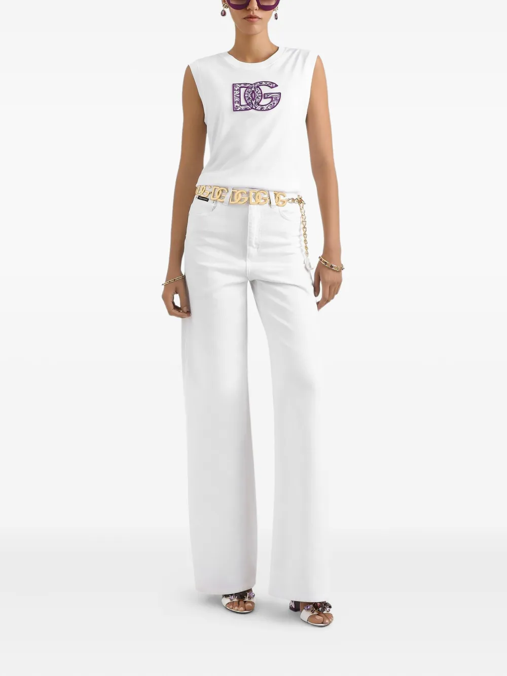 Dolce & Gabbana Katoenen T-shirt Wit