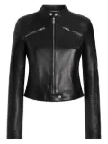 Dolce & Gabbana biker-style leather jacket - Black