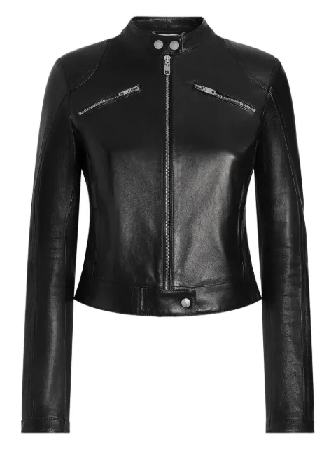 Dolce & Gabbana biker-style leather jacket