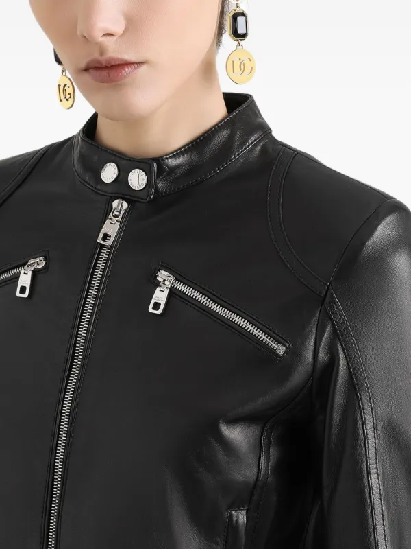 Dolce & Gabbana ライダースジャケット Dolce & Gabbana ライダースジャケット | ブラック | FARFETCH JP