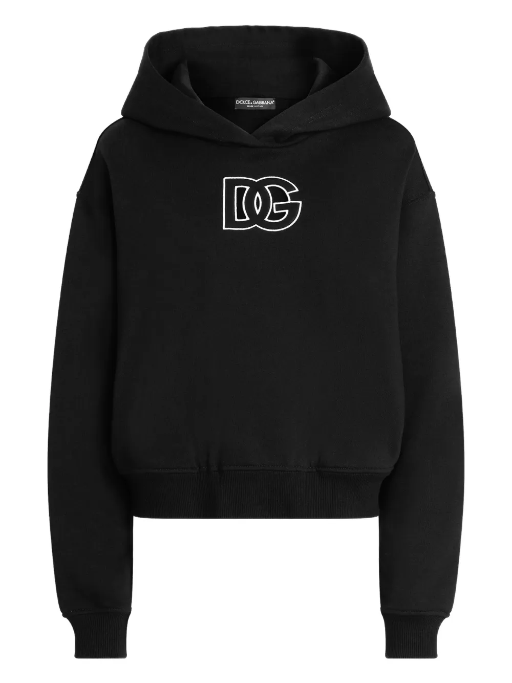Dolce & Gabbana Katoenen hoodie Zwart