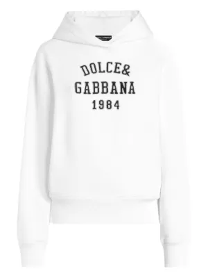 Dolce & Gabbana ロゴ スウェットパーカー フーディ DOLCE&GABBANA ドルガバ メタリックDGロゴ スウェット パーカー