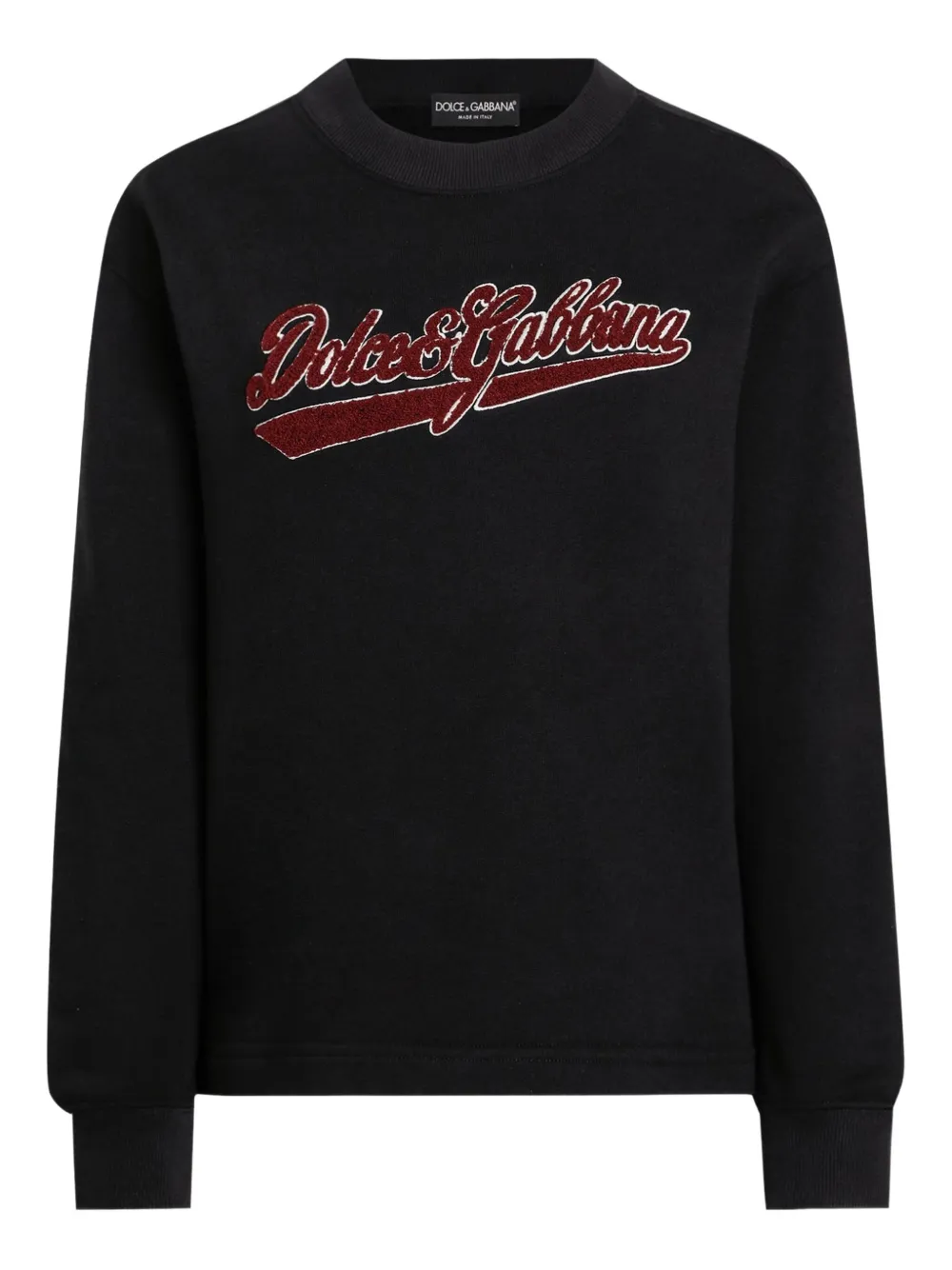 Dolce & Gabbana Sweater verfraaid met logo Zwart