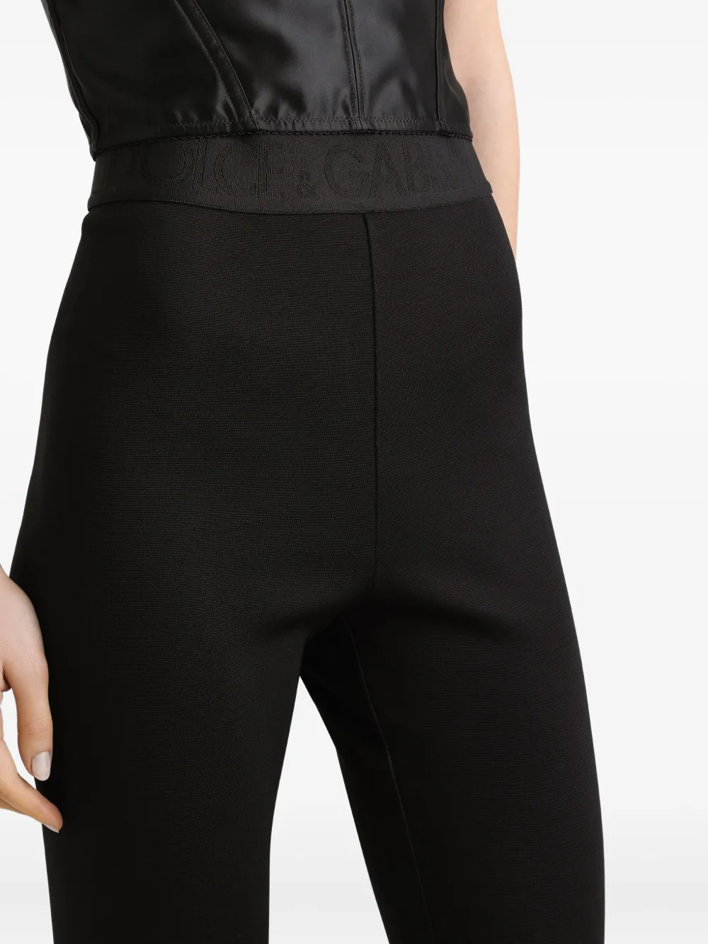 Dolce & Gabbana High-waist legging Zwart