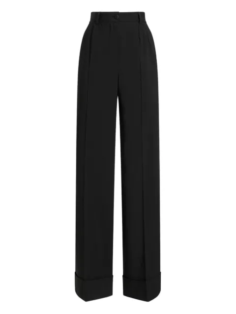 Dolce & Gabbana pleated wide-leg trousers