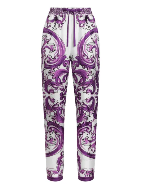 Dolce & Gabbana silk trousers