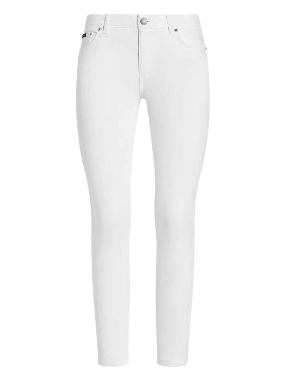 Dolce & Gabbana Jeans met logoplakkaat Wit