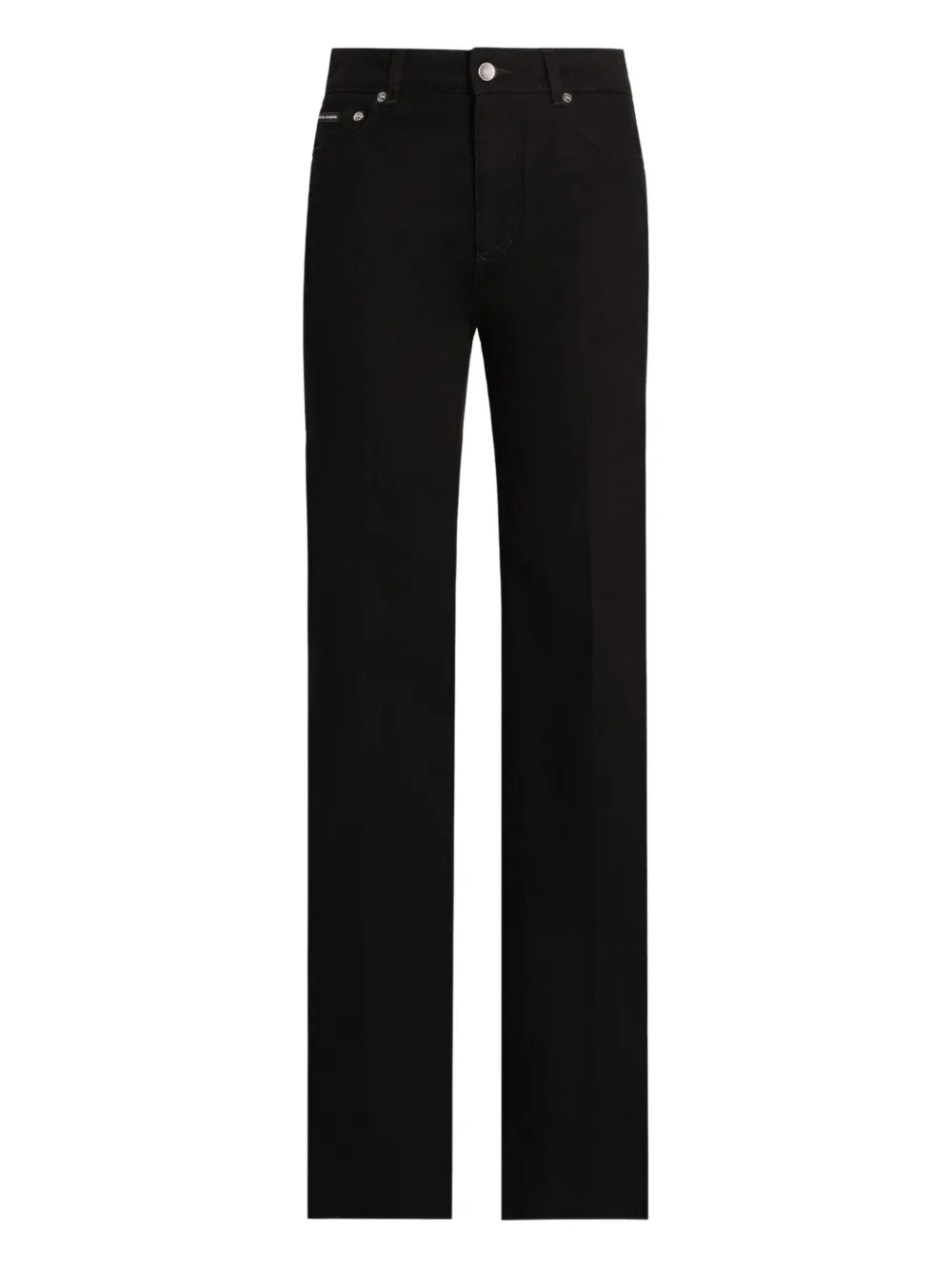 Dolce & Gabbana Straight-leg Jeans In Black