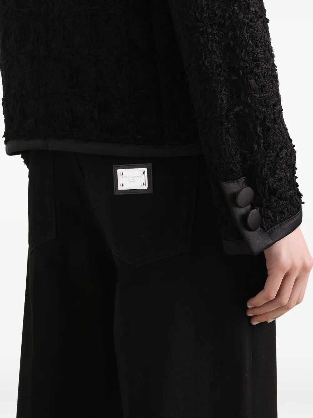 Dolce & Gabbana Straight-leg Jeans In Black