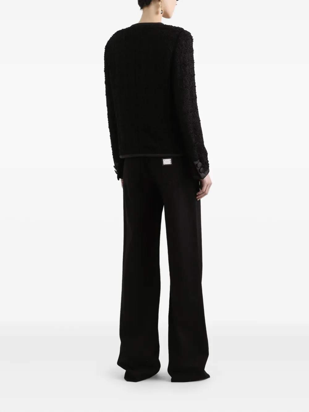 Dolce & Gabbana Straight-leg Jeans In Black