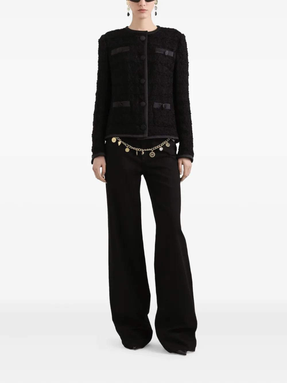 Dolce & Gabbana Straight-leg Jeans In Black
