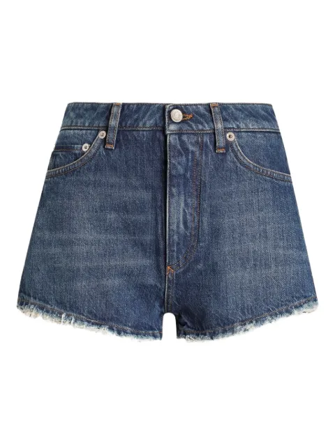 Dolce & Gabbana frayed denim shorts