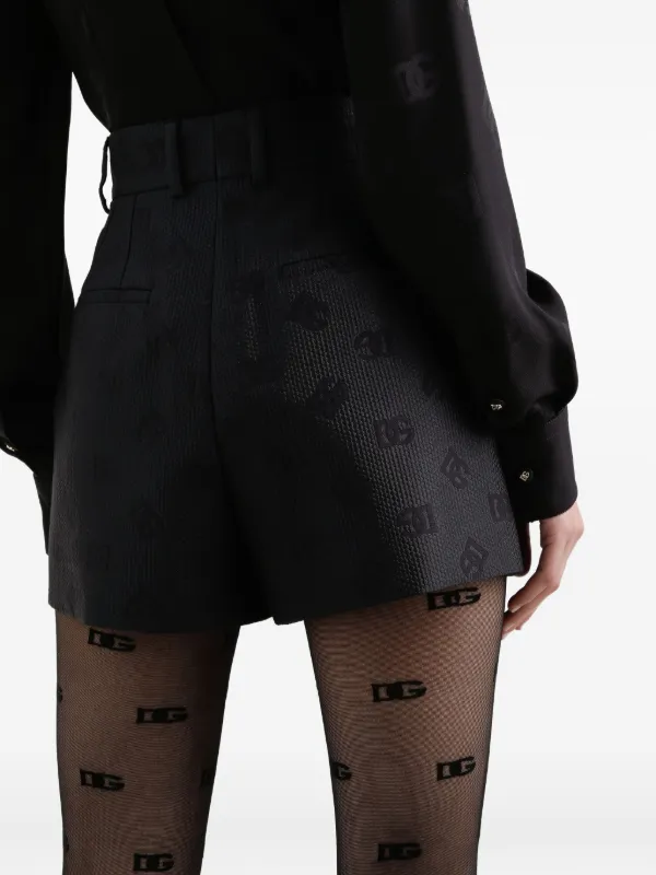 Dolce & Gabbana DNA Jacquard Shorts | Black | FARFETCH
