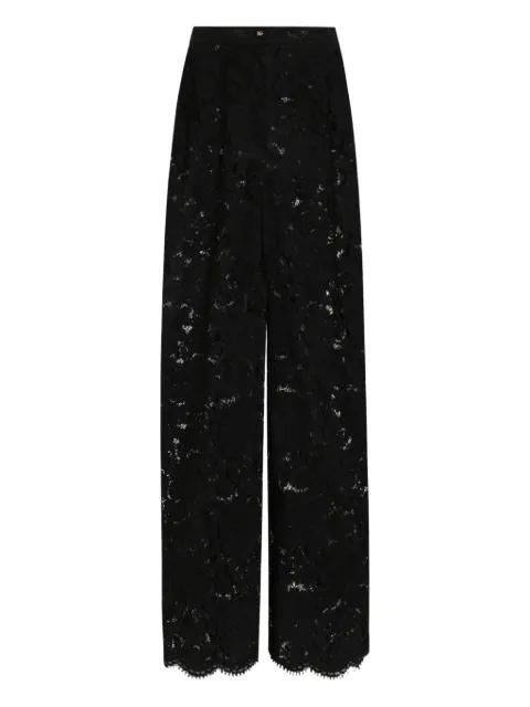Dolce & Gabbana lace-detailing trousers 