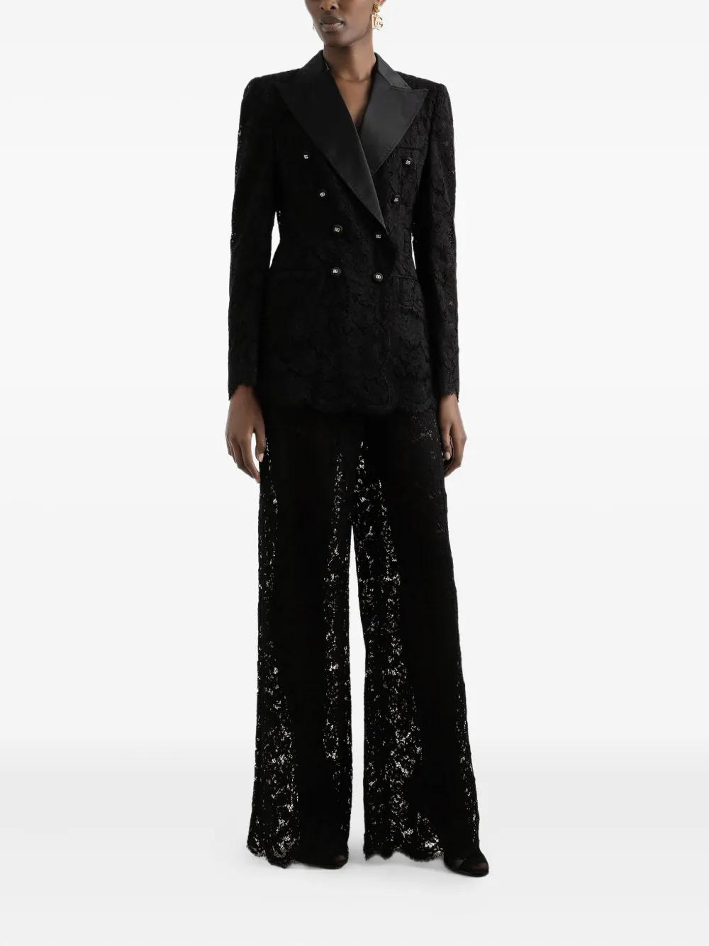 Dolce & Gabbana lace-detailing trousers | Flared & Bell-Bottom Pants | Image 2
