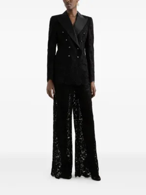 【関税＆送料込み】Dolce & Gabbana Flare Pant Dolce & Gabbana Flared Pants | Silver Cargo Pants | FARFETCH