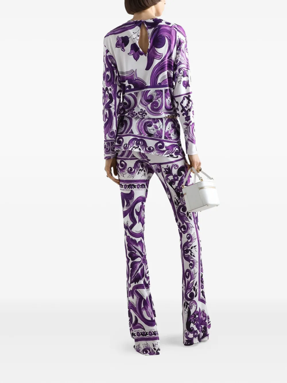 Dolce & Gabbana Broek met grafische print Wit