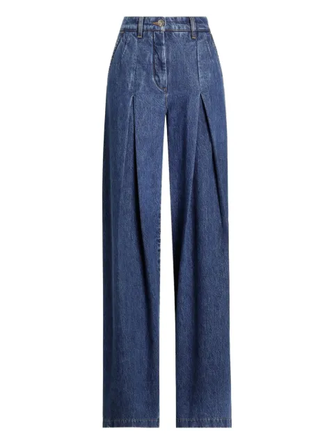 Dolce & Gabbana inverted-pleat jeans