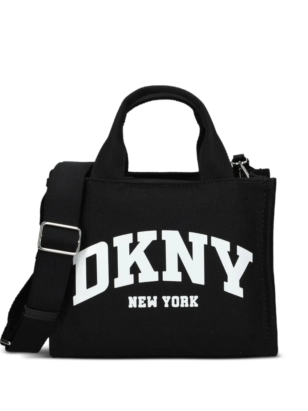 logo-print tote bag