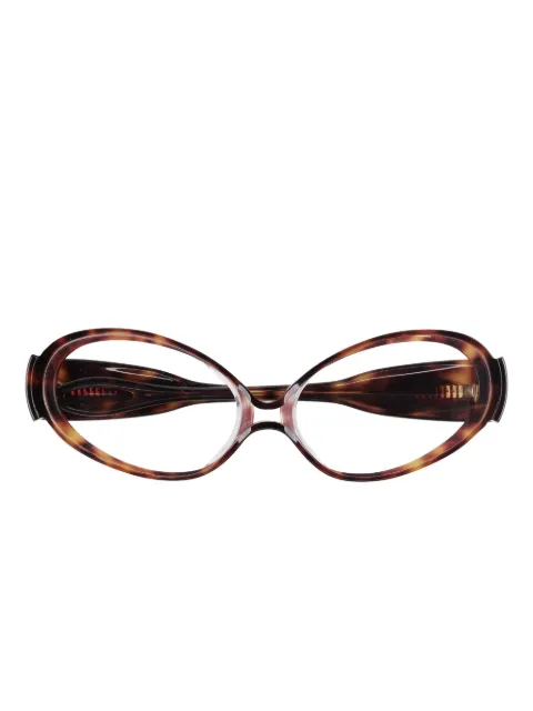 Henrik Vibskov Upside Down oval-frame sunglasses