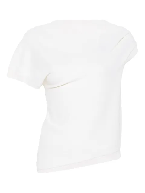 Róhe deconstructed knitted top