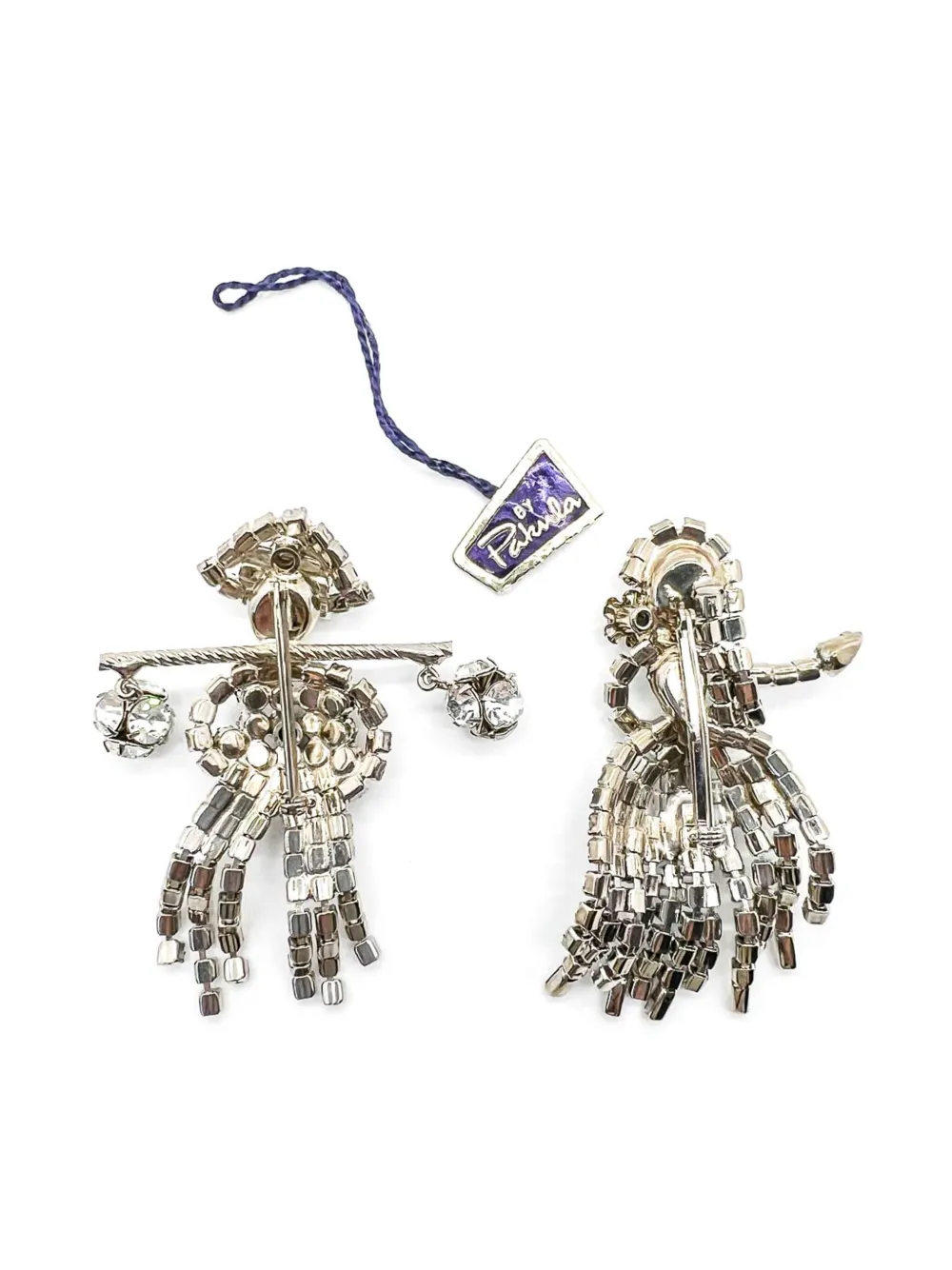 Jennifer Gibson Jewellery 1950s Pakula Figural rhinestone brooches | Image 2