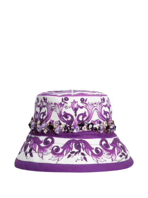 Dolce & Gabbana Maiolica-print bucket hat