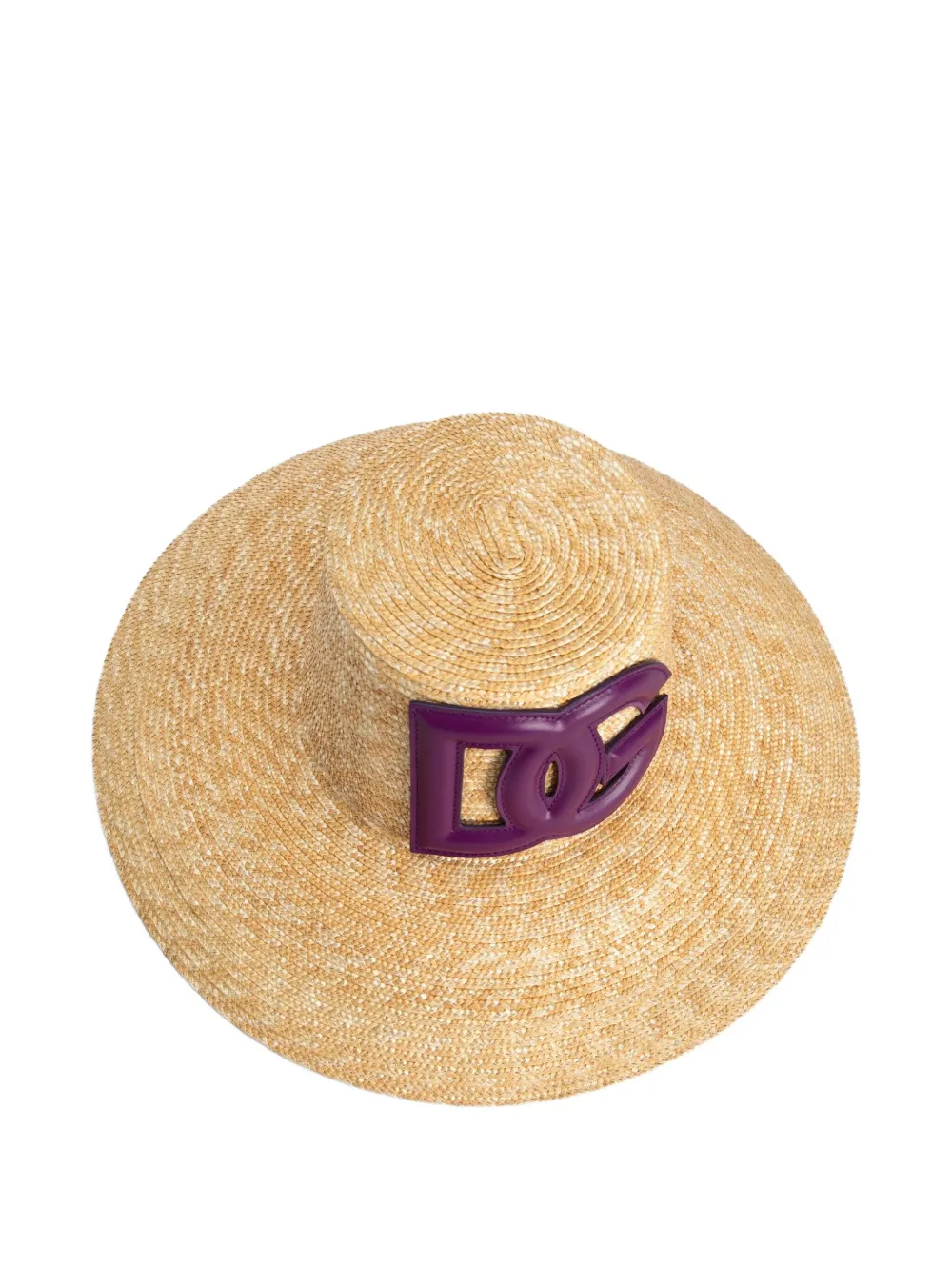 Dolce & Gabbana Zonnehoed met logopatch - Beige