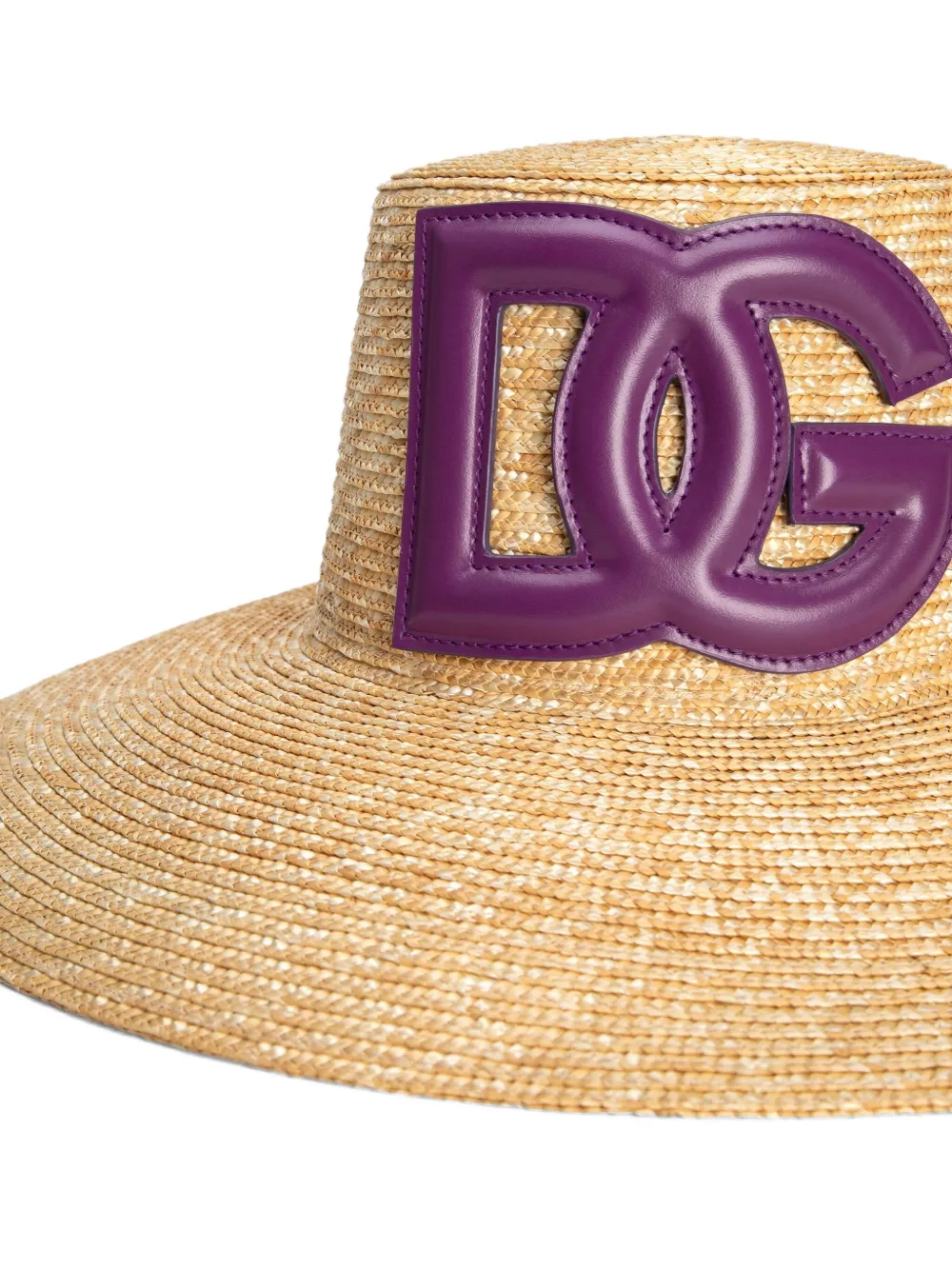 Dolce & Gabbana Zonnehoed met logopatch Beige