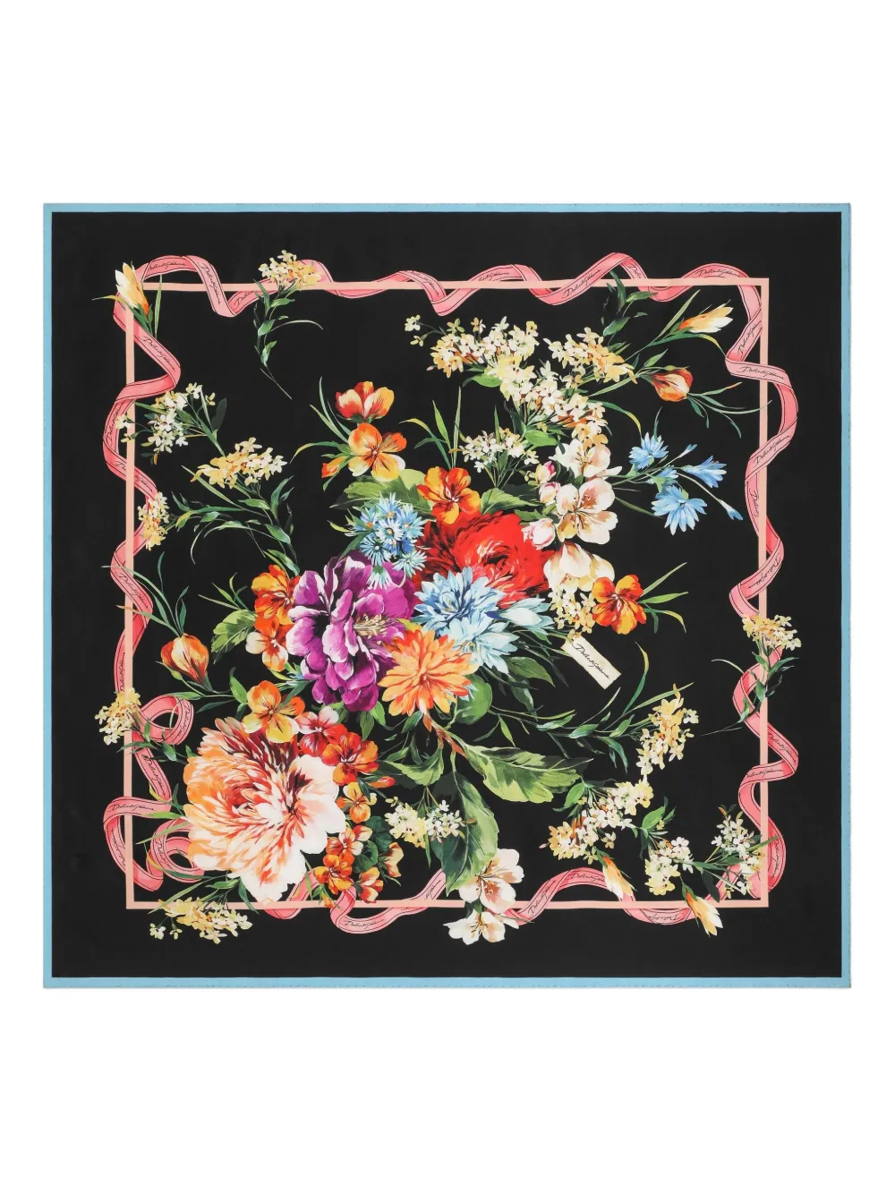 Dolce & Gabbana 90x90 Silk Twill Foulard