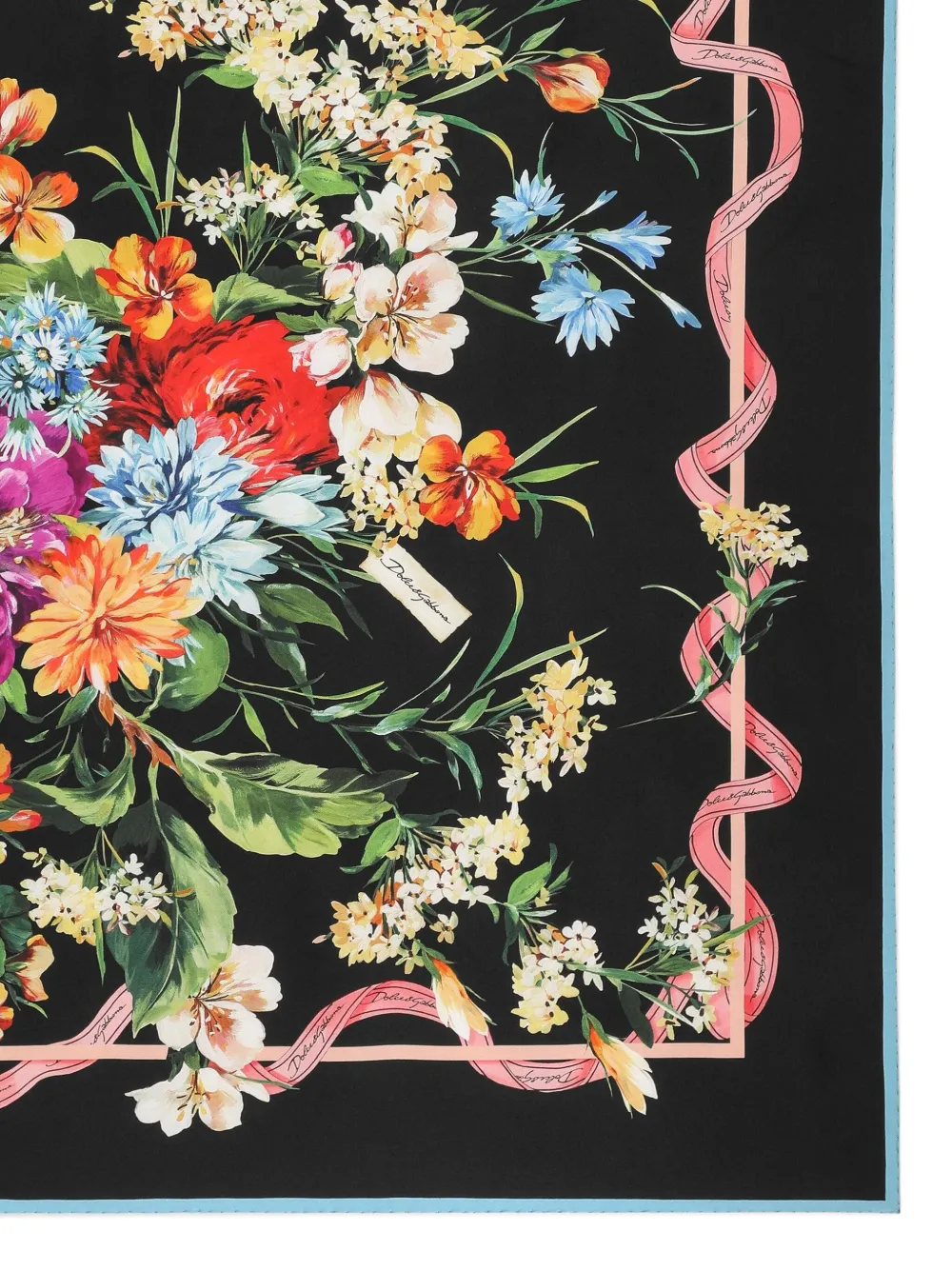 Dolce & Gabbana 90x90 Silk Twill Foulard
