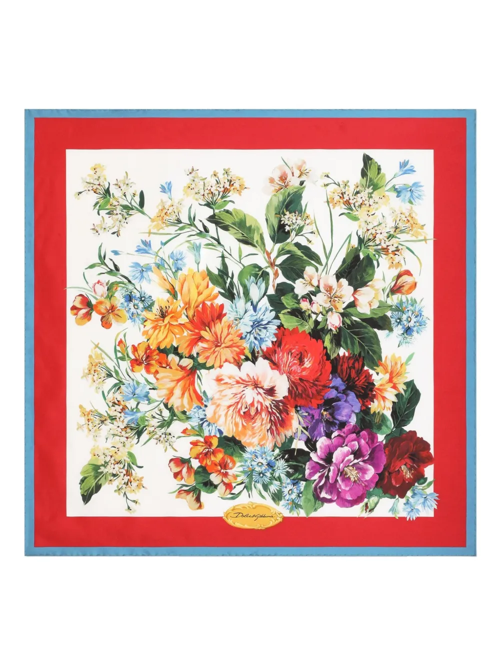 Dolce & Gabbana シルクスカーフ - レッド Dolce & Gabbana シルクスカーフ - レッド