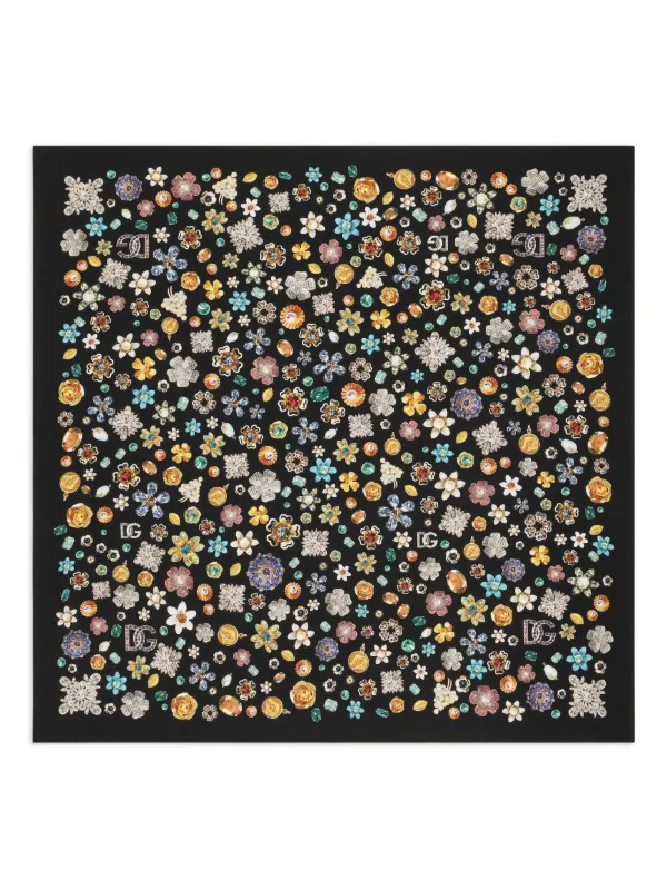 Dolce & Gabbana シルク ツイル スカーフ