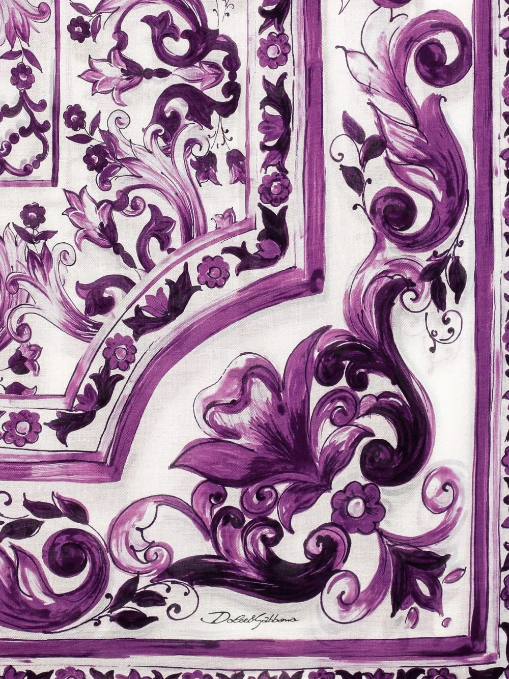 Dolce & Gabbana Echarpe com estampa Majolica | Image 2