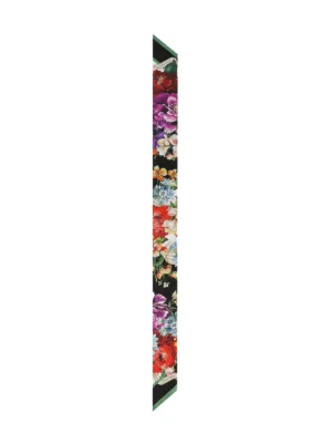 【DOLCE & GABBANA】フローラルスカーフ レディース スカーフ：カシミヤ、シルク製 | ドルチェ＆ガッバーナ®
