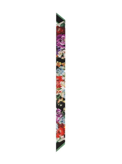 Dolce & Gabbana mascada para la cabeza con estampado floral