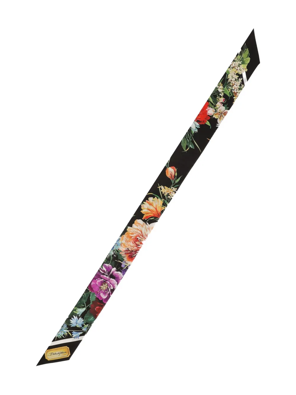 floral-print scarf