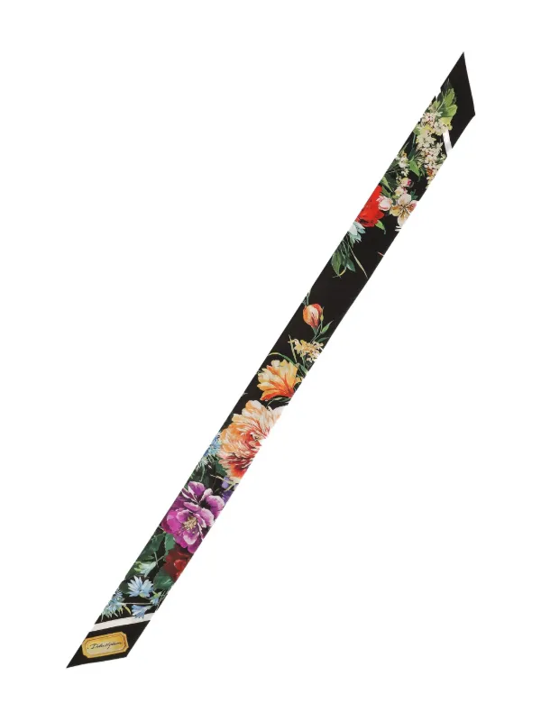 【DOLCE & GABBANA】フローラルスカーフ Floral scarf in multicoloured - Dolce Gabbana | Mytheresa