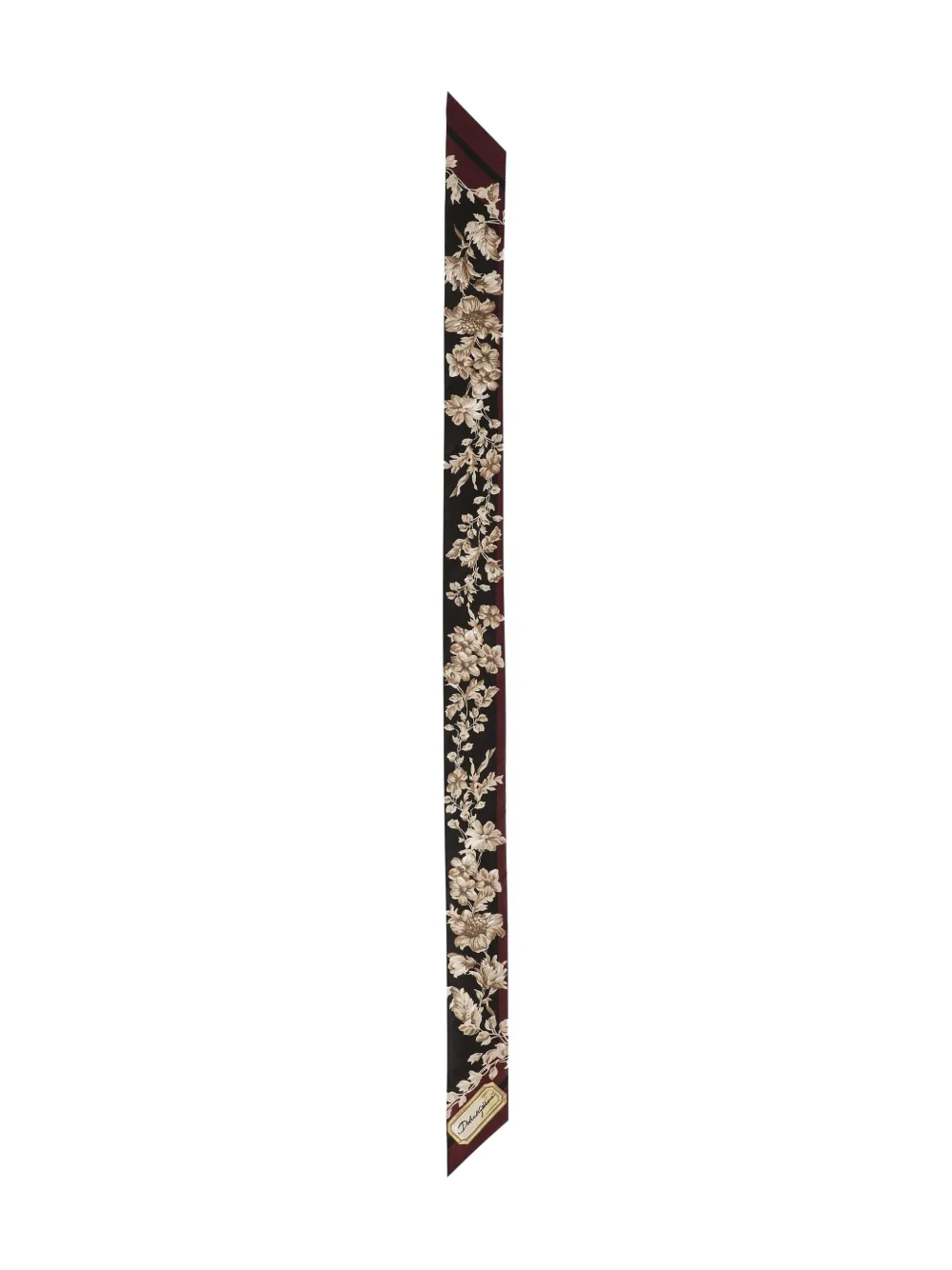 Dolce & Gabbana Sjaal met bloemenprint Bruin