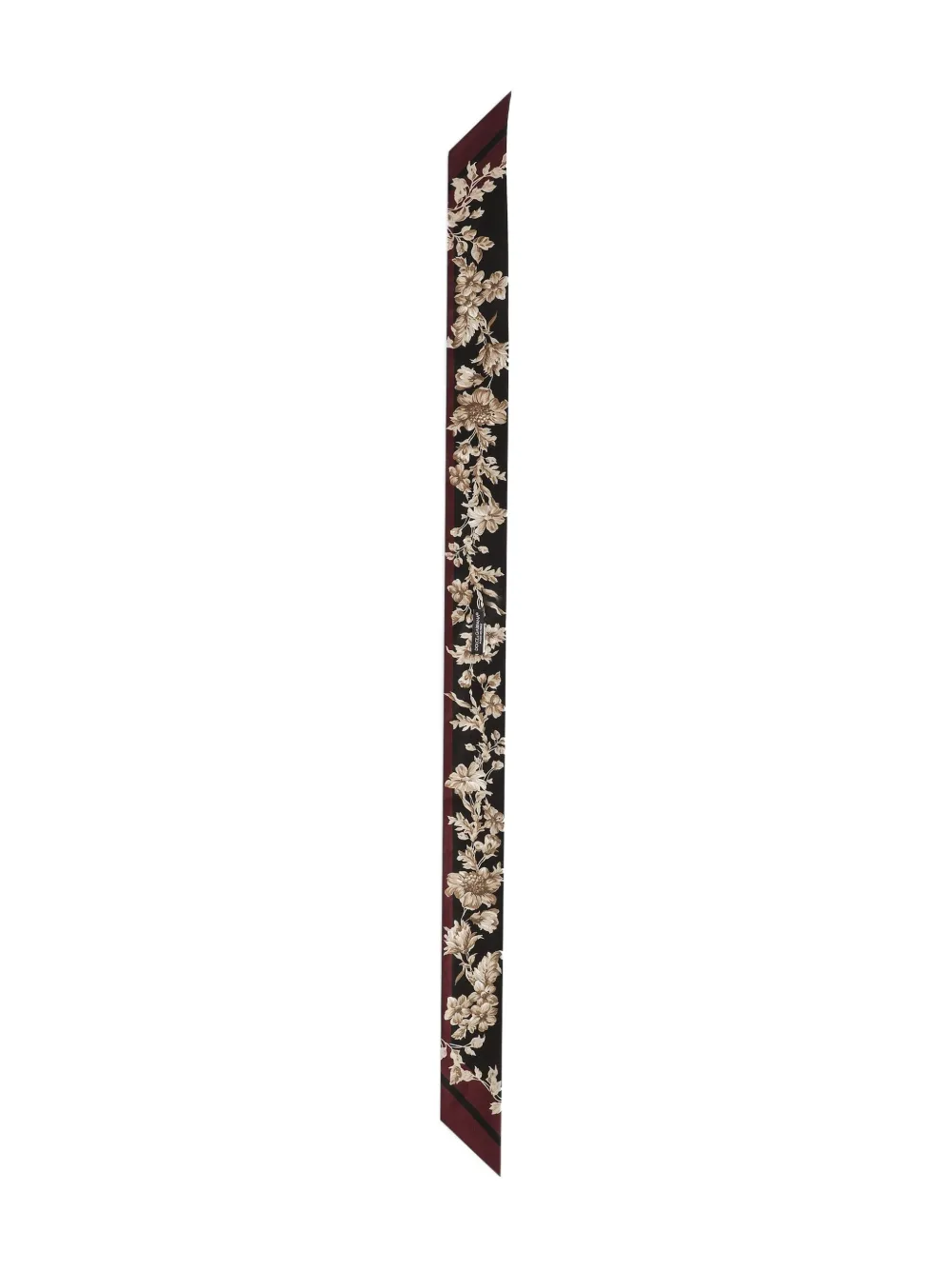 Dolce & Gabbana Sjaal met bloemenprint - Bruin