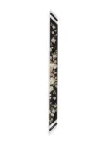 Dolce & Gabbana rose-print silk bandeau - Black
