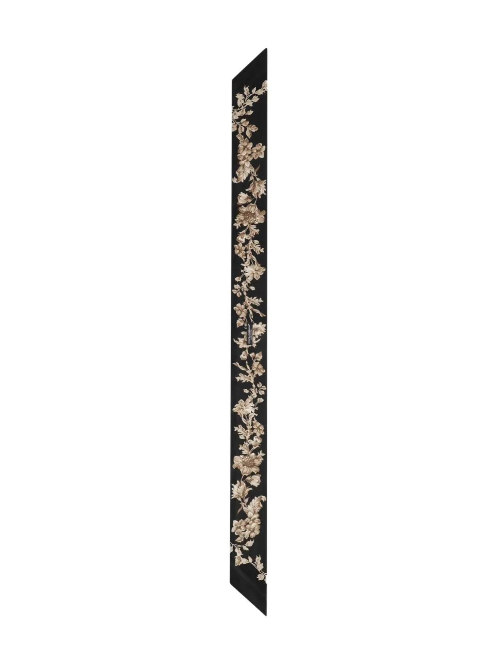 Dolce & Gabbana Bandeau met bloemenprint Zwart