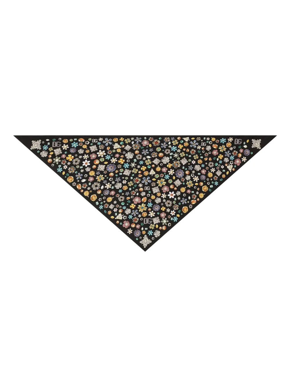 Dolce & Gabbana Foulard in seta - Nero