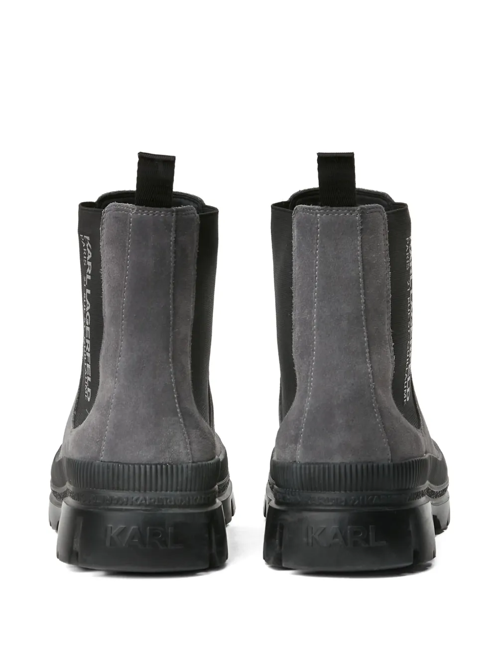 Karl Lagerfeld Jeans Rue St-Guillaume laarzen Grijs
