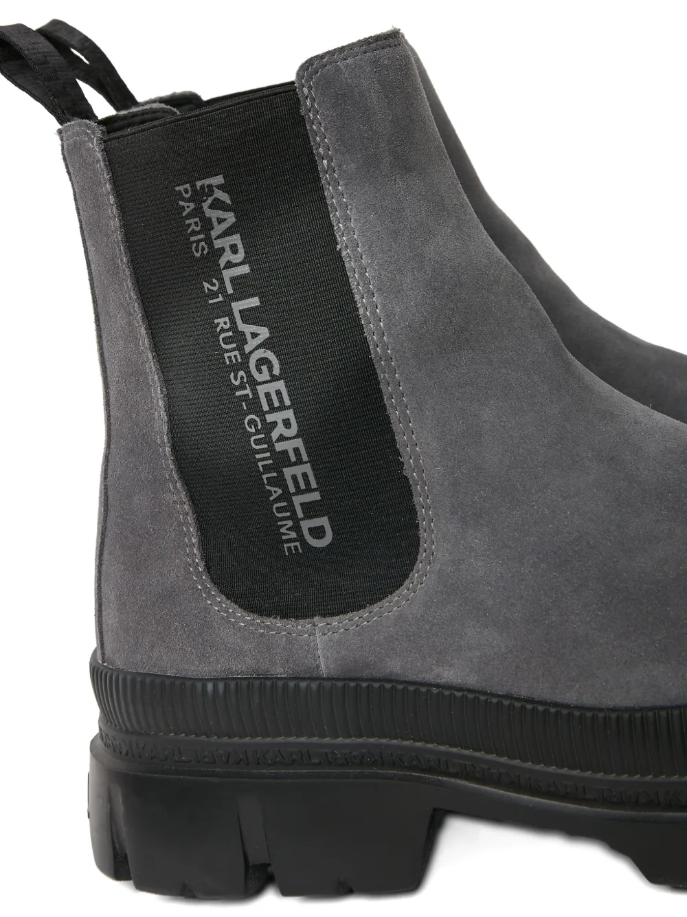 Karl Lagerfeld Jeans Rue St-Guillaume laarzen Grijs