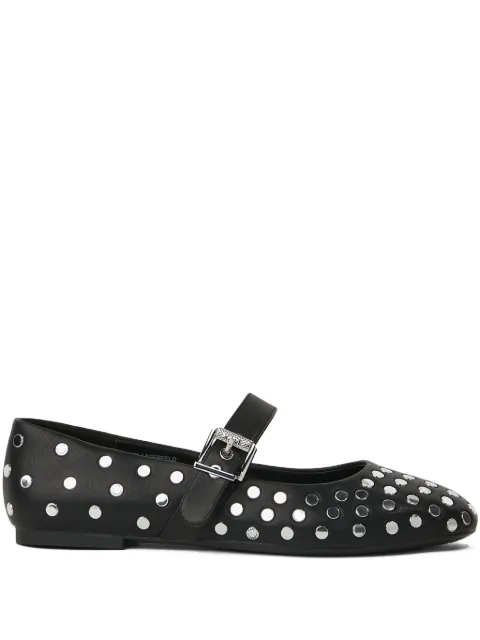 Karl Lagerfeld flats con apliques
