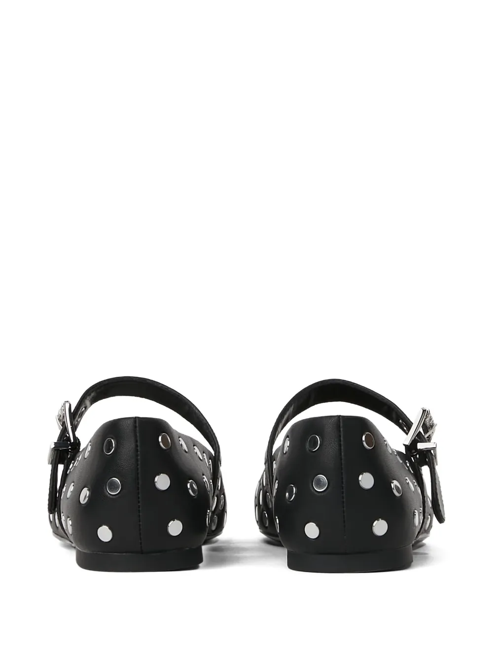 Karl Lagerfeld Ballerina's met studs Zwart