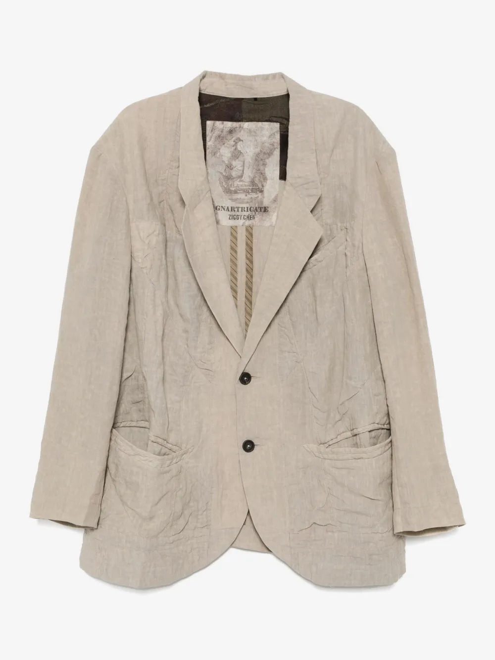 Ziggy Chen linneblazer | neutral | Image 1