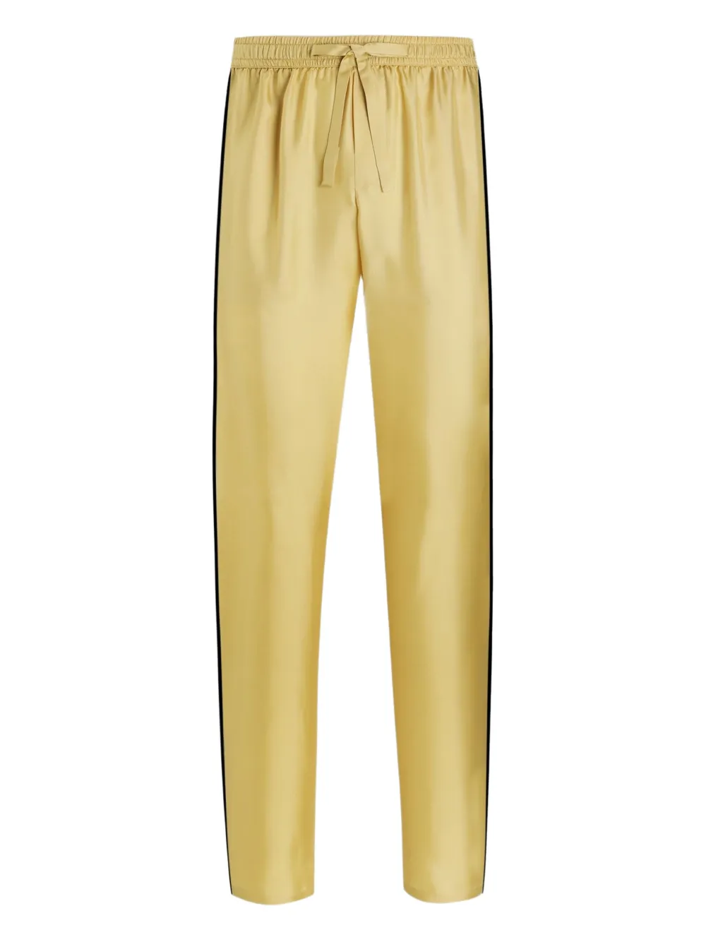 Dolce & Gabbana side-stripe drawstring loungewear trousers | Yellow | Image 1
