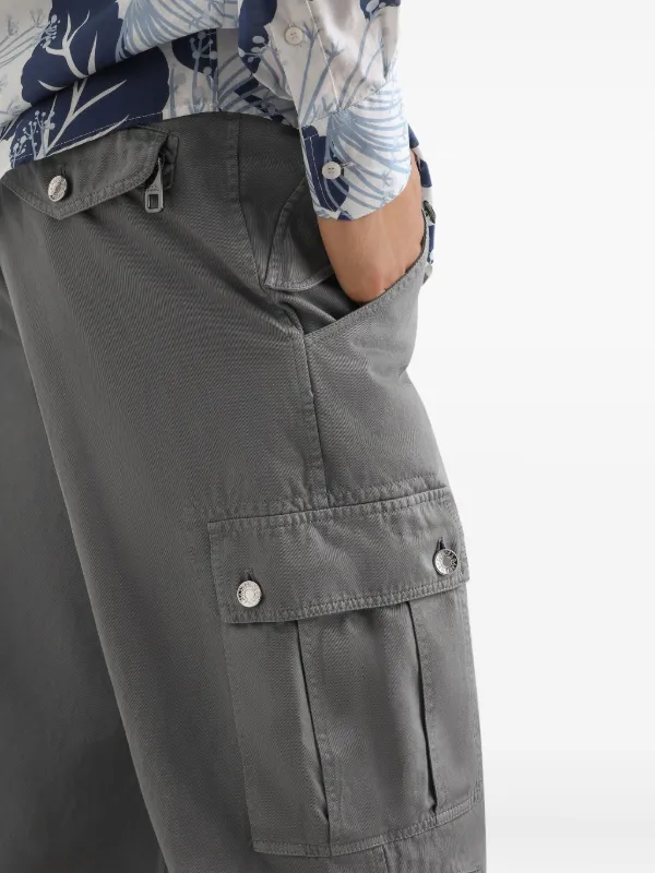 Dolce & Gabbana Cotton Cargo Pants | Grey | FARFETCH PH